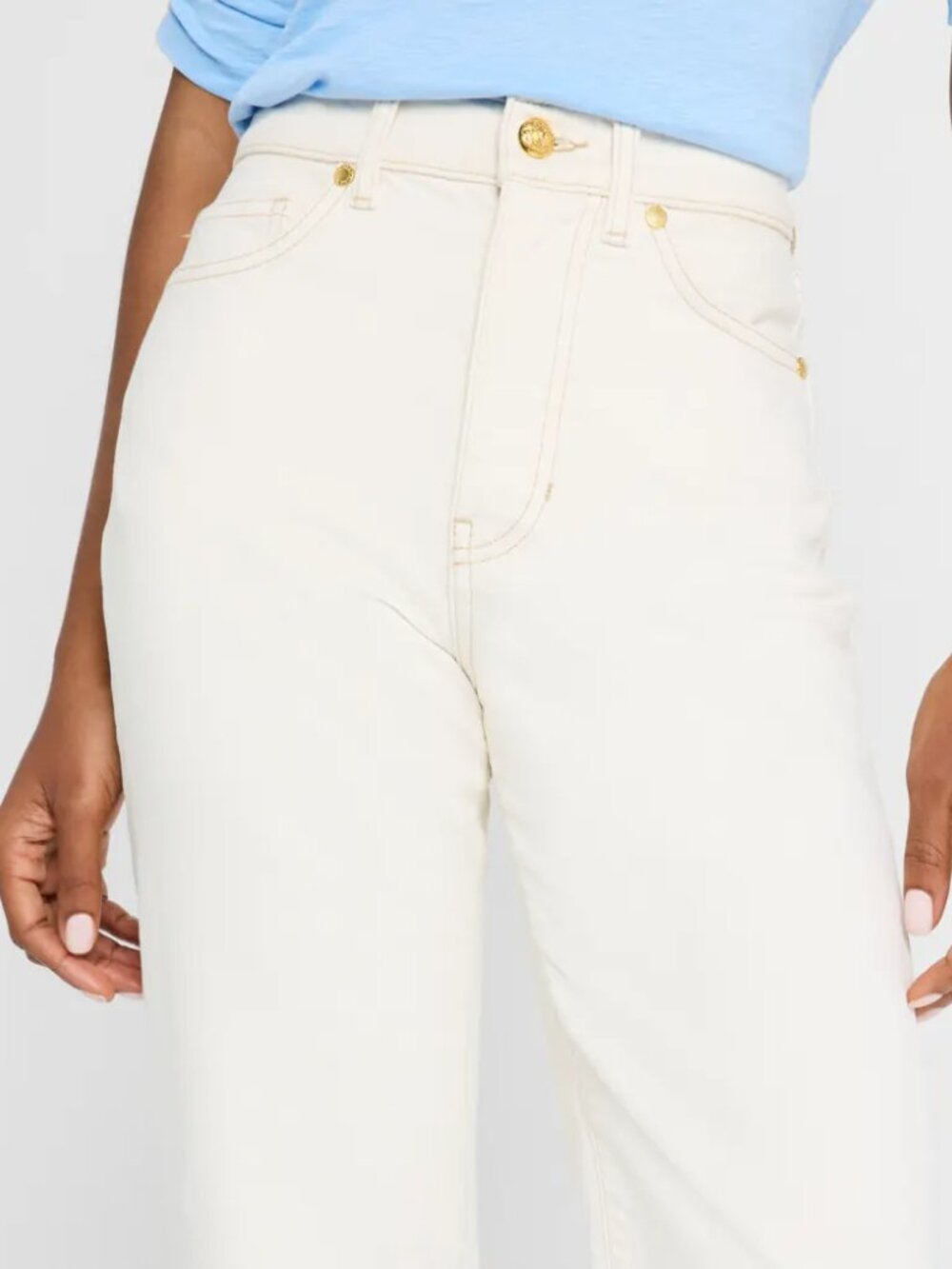 Veronica Beard Dylan High Rise Straight Leg Jeans Size 31 - Picture 5 of 15